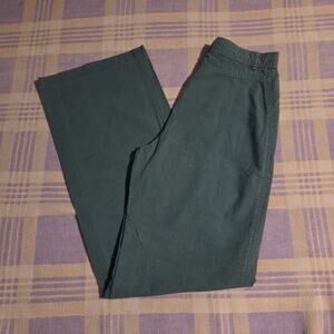 Bronson Of California Pants Womens 9 - 10 Green Vintage 70s Bell Bottoms 25 X 31